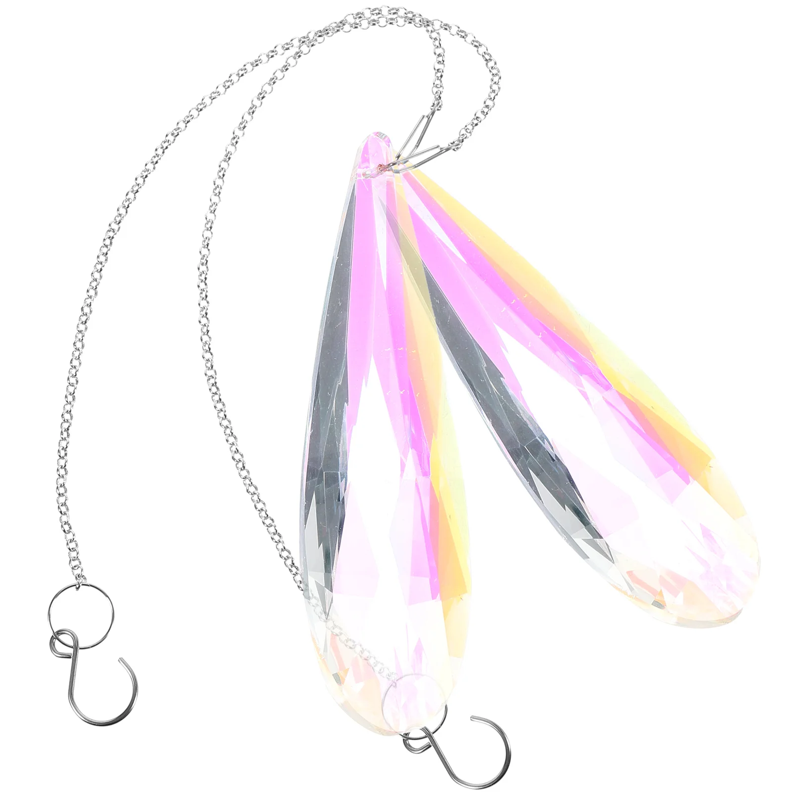 2 Pcs Wind Chime Light Pendant Sun Catcher Garden Ornaments Hanging Indoor Window Crystals for
2 Pcs Wind Chime Light Pendant Sun Catcher Garden Ornaments Hanging Indoor Window Crystals for