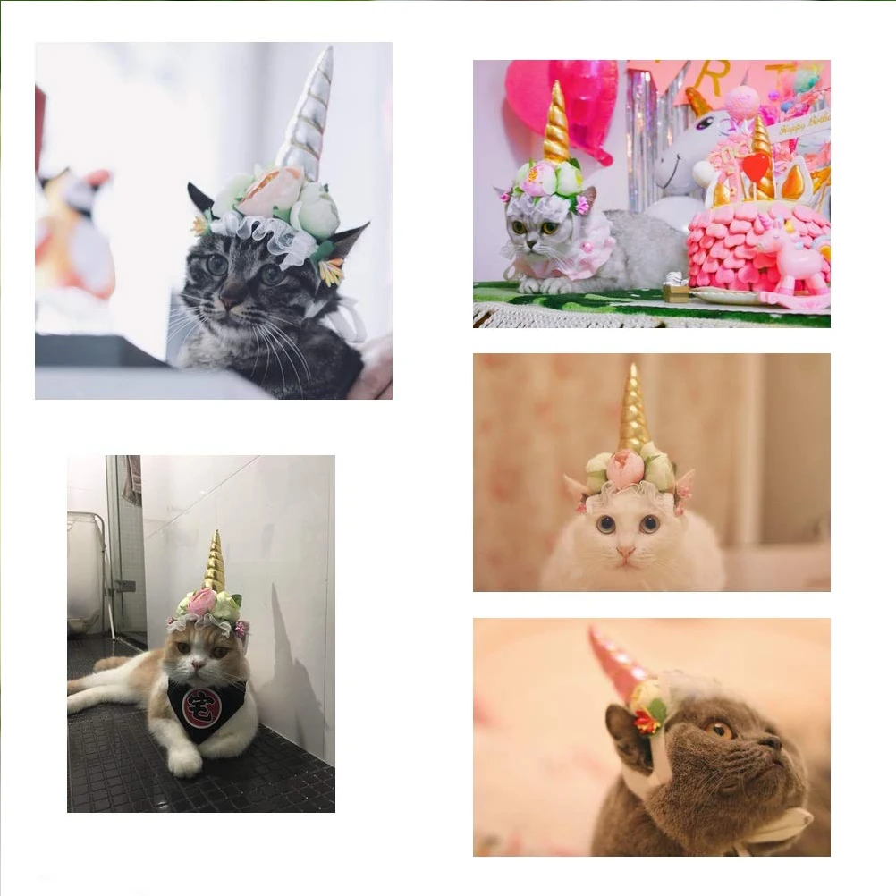 Unicorn Hat Has New Year Pet Dog's Clothes Dress Accessories Party for Props Dogs
Unicorn Hat Has New Year Pet Dog's Clothes Dress Accessories Party for Props Dogs