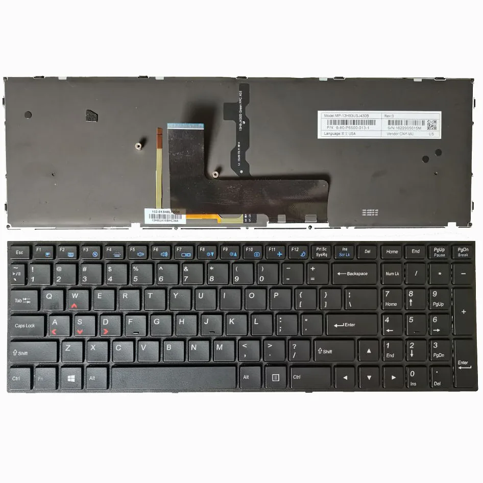 NEW US laptop keyboard For Hasee Z7M Z7-KP7GS ZX7-CP5S2 Z7M-CT7GS Z7M-KP7G1 Z7M-KP5GS k690E US laptop keyboard White backlight
NEW US laptop keyboard For Hasee Z7M Z7-KP7GS ZX7-CP5S2 Z7M-CT7GS Z7M-KP7G1 Z7M-KP5GS k690E US laptop keyboard White backlight