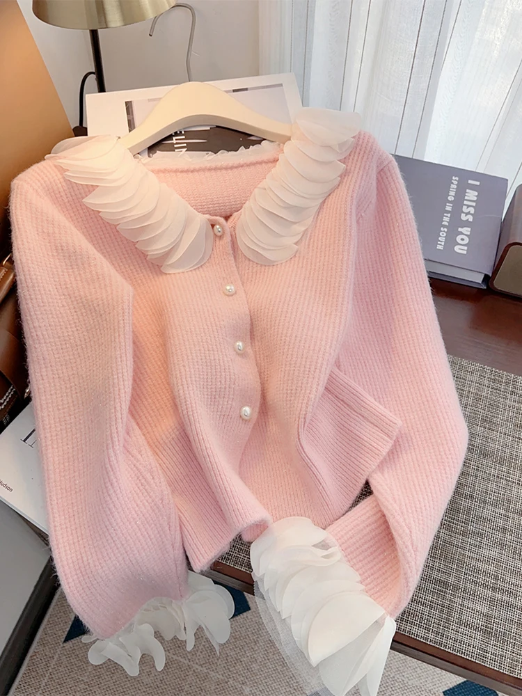 Women's Pink Cardigan Cashmere Long Sweater Harajuku Korean Y2k Long Sleeves Sweaters Jumper Vintage 2000s Clothes Autumn 2024
Women's Pink Cardigan Cashmere Long Sweater Harajuku Korean Y2k Long Sleeves Sweaters Jumper Vintage 2000s Clothes Autumn 2024