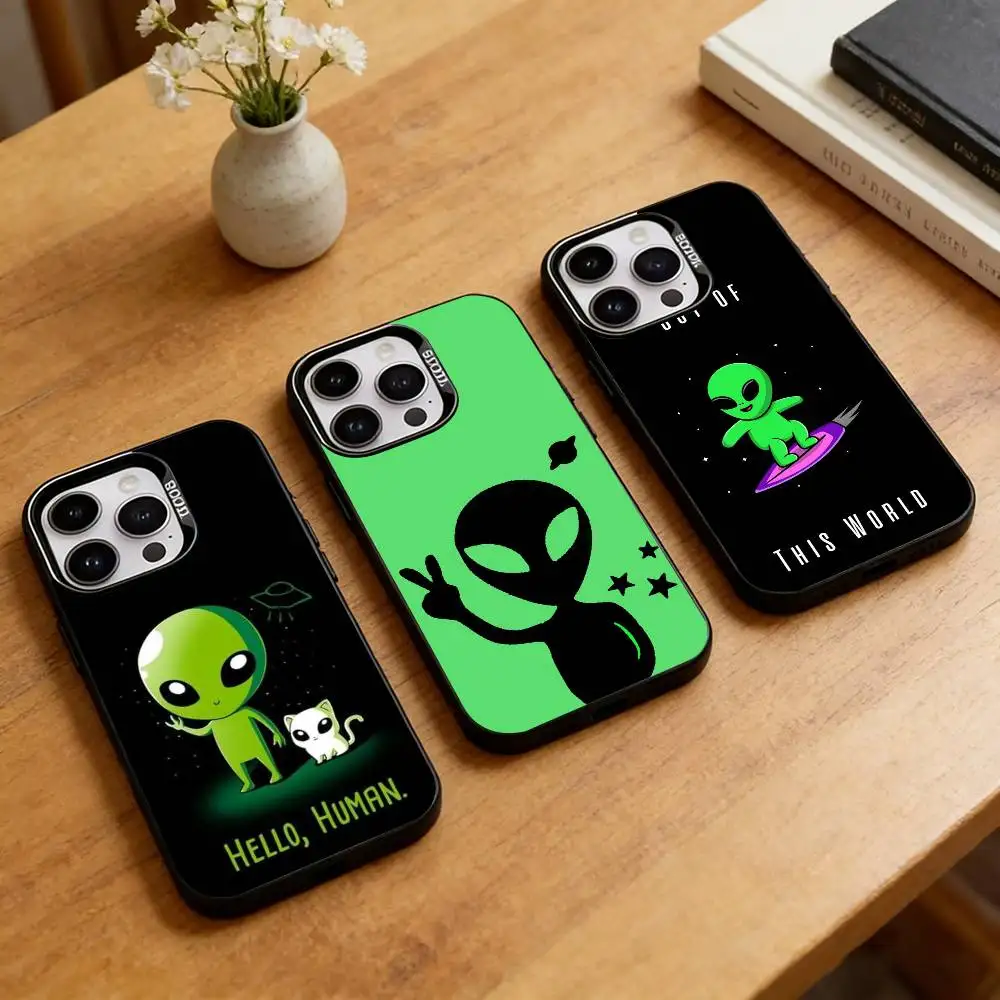 C-Cartoon Space Alien Print Phone Case For iPhone 17,16,15,14,13,12,11 Plus,Pro Max,XS,Colorful Silver Phone case Funda Cover
C-Cartoon Space Alien Print Phone Case For iPhone 17,16,15,14,13,12,11 Plus,Pro Max,XS,Colorful Silver Phone case Funda Cover