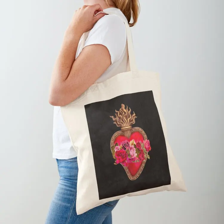 Red Immaculate Heart - Sacred Heart Tote Bag reusable shopping bag Fabric bag shopping logo shopping
Red Immaculate Heart - Sacred Heart Tote Bag reusable shopping bag Fabric bag shopping logo shopping