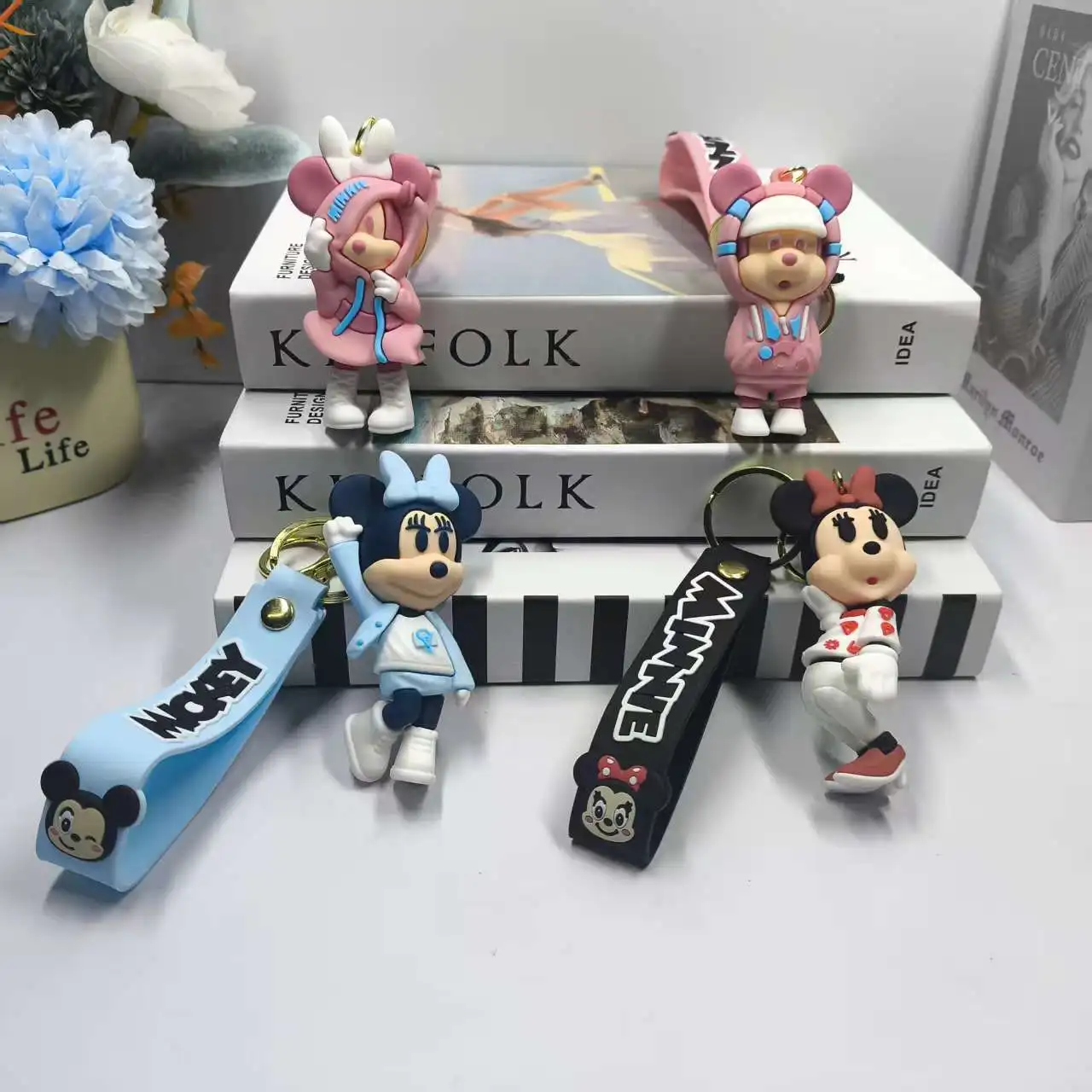 2026 Cute Mickey Minnie Duck Cartoon Keychain Romantic Couple Bag Car Pendant Lovely Small Birthday Gift Pendant
2026 Cute Mickey Minnie Duck Cartoon Keychain Romantic Couple Bag Car Pendant Lovely Small Birthday Gift Pendant
