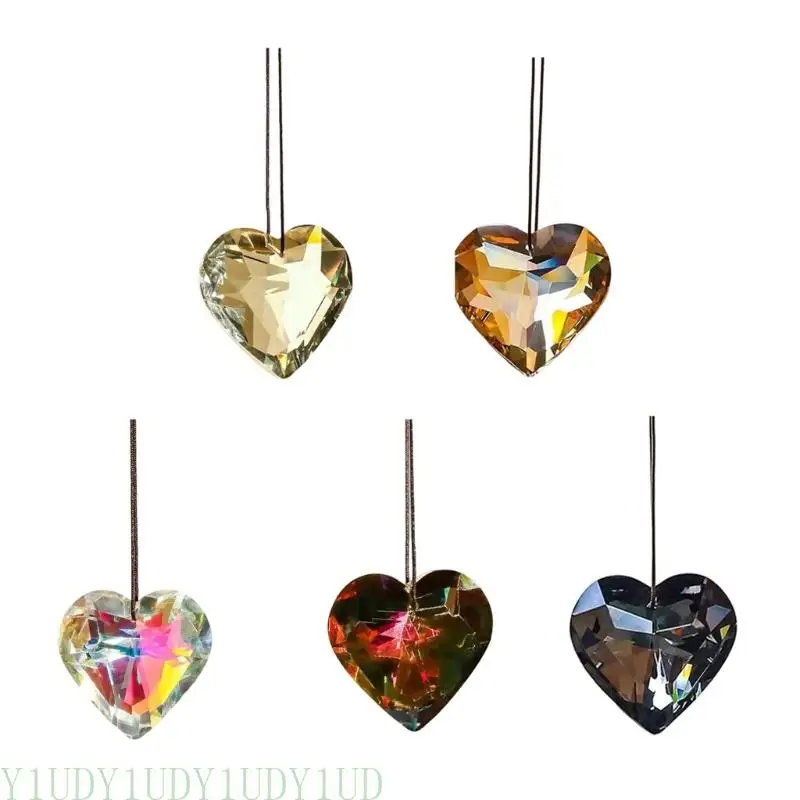 Y1UD Beautiful Heart Crystal Prism Sunlight Catcher For Art Lover And Car Decoration
Y1UD Beautiful Heart Crystal Prism Sunlight Catcher For Art Lover And Car Decoration