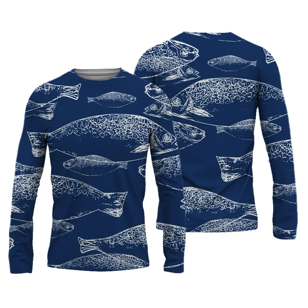 2024 Men's Fishing Shirts Blue Breathable T-Shirt Fishing Apparel Long Sleeve Outdoor Sports Crewneck Tops Fishing Shirts 6XL
2024 Men's Fishing Shirts Blue Breathable T-Shirt Fishing Apparel Long Sleeve Outdoor Sports Crewneck Tops Fishing Shirts 6XL