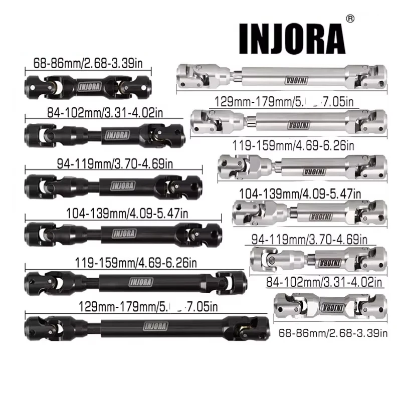 INJORA Steel duty Drive Shaft Upgrade Parts and Accs 1/10 remote-controlled climbing car SCX10 90046 AXI03007 TRX4 Red Cat Gen8
INJORA Steel duty Drive Shaft Upgrade Parts and Accs 1/10 remote-controlled climbing car SCX10 90046 AXI03007 TRX4 Red Cat Gen8