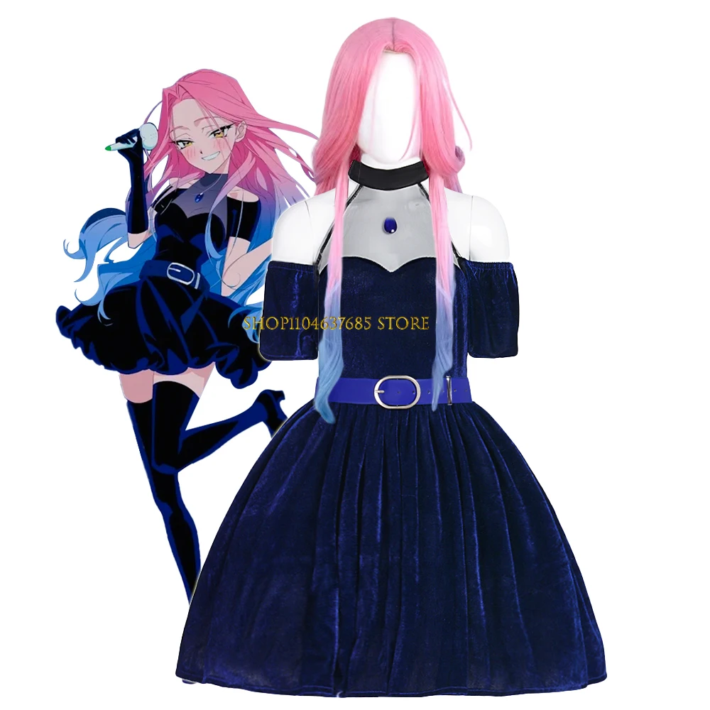 Mizi Cosplay Wig Pink Gradient Blue Purple Long Hair Stage Costume Skirt Anime Alien Stage Halloween Dress for Woman Girl
Mizi Cosplay Wig Pink Gradient Blue Purple Long Hair Stage Costume Skirt Anime Alien Stage Halloween Dress for Woman Girl