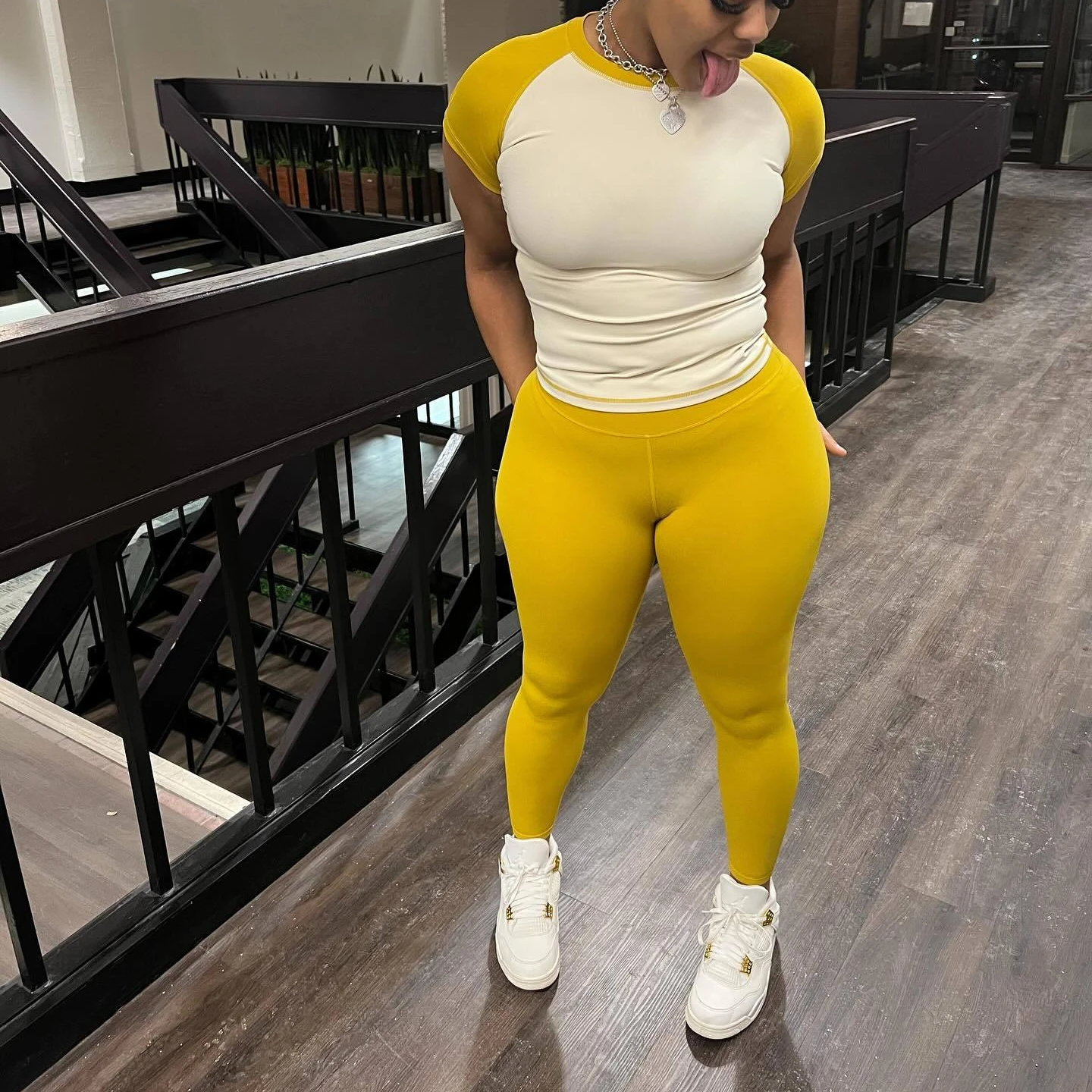 Pants Set Women Two Piece Sets Jogger Short Sleeve Tops Long Pants High Waist Yoga Suit Sportswear Tracksuit Y2k Streetwear 2025
Pants Set Women Two Piece Sets Jogger Short Sleeve Tops Long Pants High Waist Yoga Suit Sportswear Tracksuit Y2k Streetwear 2025