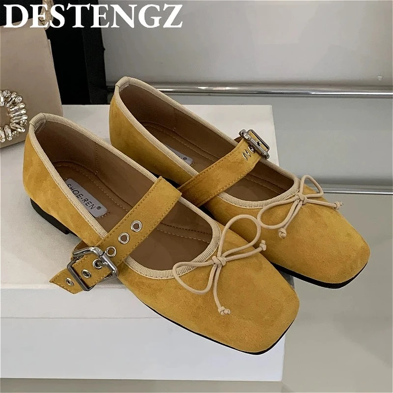Bow Ballet Marie Janes Flat Shoes Loafers Women Sandals Square Toe Summer 2025 Shallow Dress Casual Comfort Zapatillas De Mujer
Bow Ballet Marie Janes Flat Shoes Loafers Women Sandals Square Toe Summer 2025 Shallow Dress Casual Comfort Zapatillas De Mujer