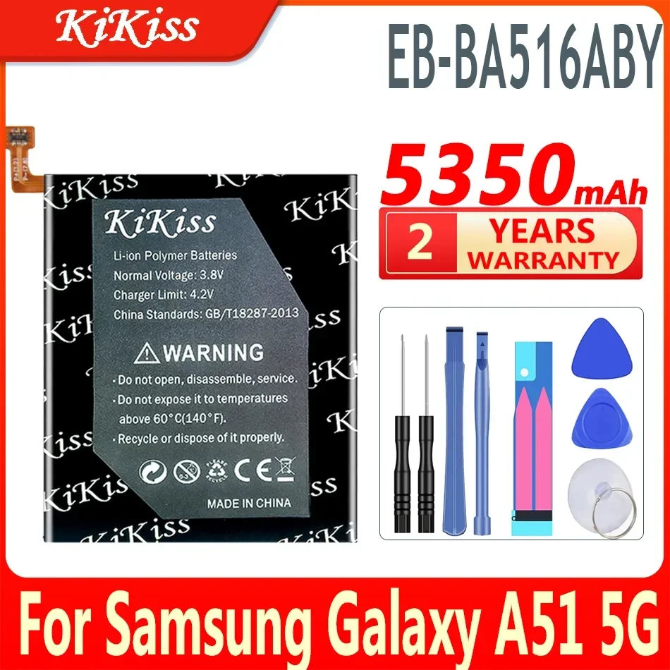 EB-BA516ABY Li-ion Battery For Samsung Galaxy A51 5G (not For 4G) A516 SM-A516B/DS SM-A5160 SM-A5160 Accumulator
EB-BA516ABY Li-ion Battery For Samsung Galaxy A51 5G (not For 4G) A516 SM-A516B/DS SM-A5160 SM-A5160 Accumulator