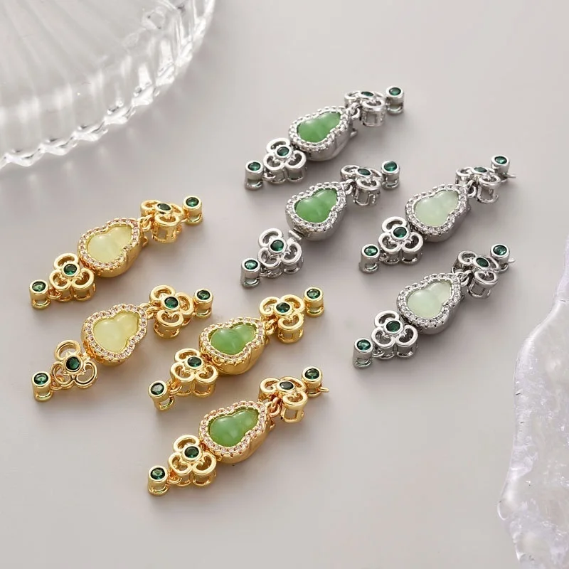 1 Piece Pearl Necklace Bracelet Link Buckle Yuanbao Gourd Palace Retro Plug-in Push Buckle DIY Jewelry Accessories Wholesale
1 Piece Pearl Necklace Bracelet Link Buckle Yuanbao Gourd Palace Retro Plug-in Push Buckle DIY Jewelry Accessories Wholesale