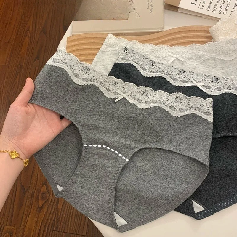SP&CITY Korean Simple Solid Cotton Underwear for Women Low Waist Cute Bow Lace Panties Sweet Girl Breathable Seamless Briefs
SP&CITY Korean Simple Solid Cotton Underwear for Women Low Waist Cute Bow Lace Panties Sweet Girl Breathable Seamless Briefs