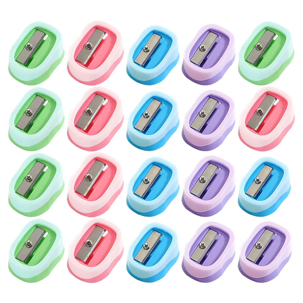 20 Pcs Portable Mini Pencil Sharpener for Kids School Supplies Handheld Bulk Sharpeners Colored Pencils Metal
20 Pcs Portable Mini Pencil Sharpener for Kids School Supplies Handheld Bulk Sharpeners Colored Pencils Metal