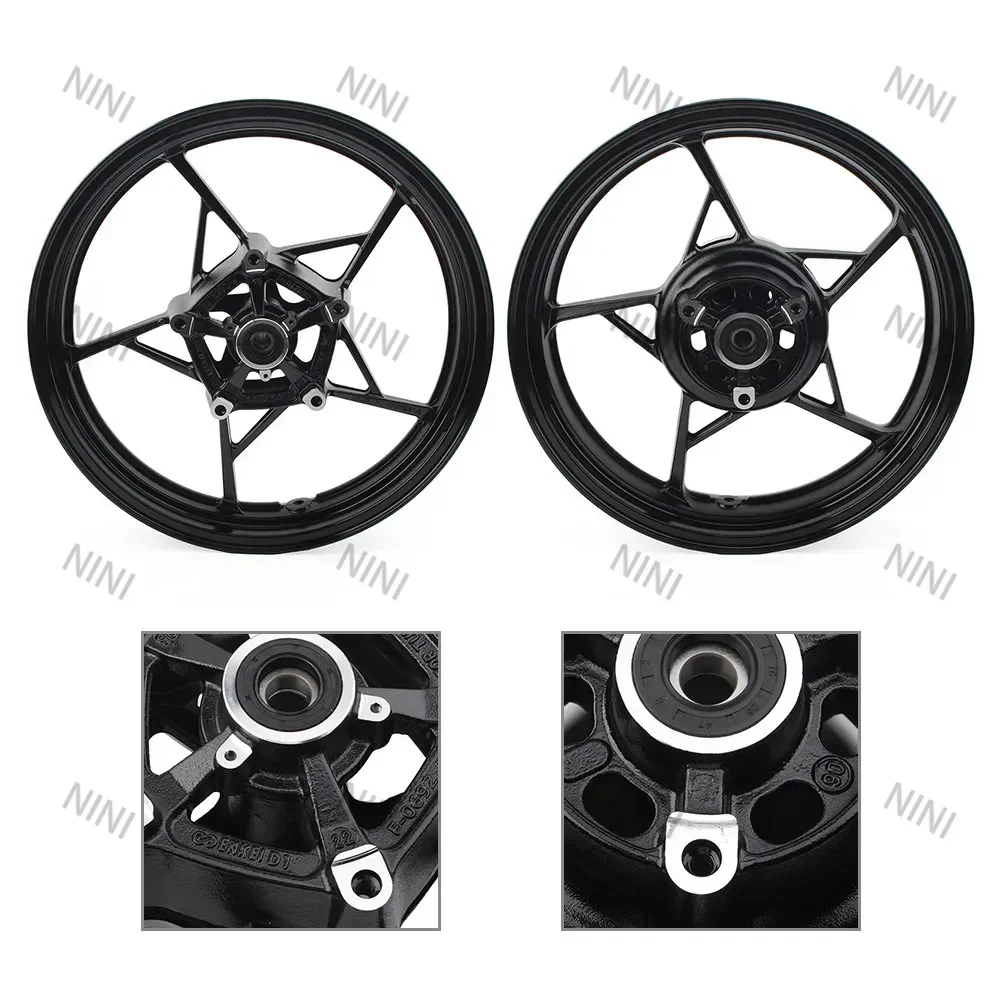 Glossy Black Motorcycle For Kawasaki Ninja 400 EX400 ABS 2018 2019 2020 2020 2021 2022 2023 Front + Rear Wheel Rims 2Pcs
Glossy Black Motorcycle For Kawasaki Ninja 400 EX400 ABS 2018 2019 2020 2020 2021 2022 2023 Front + Rear Wheel Rims 2Pcs