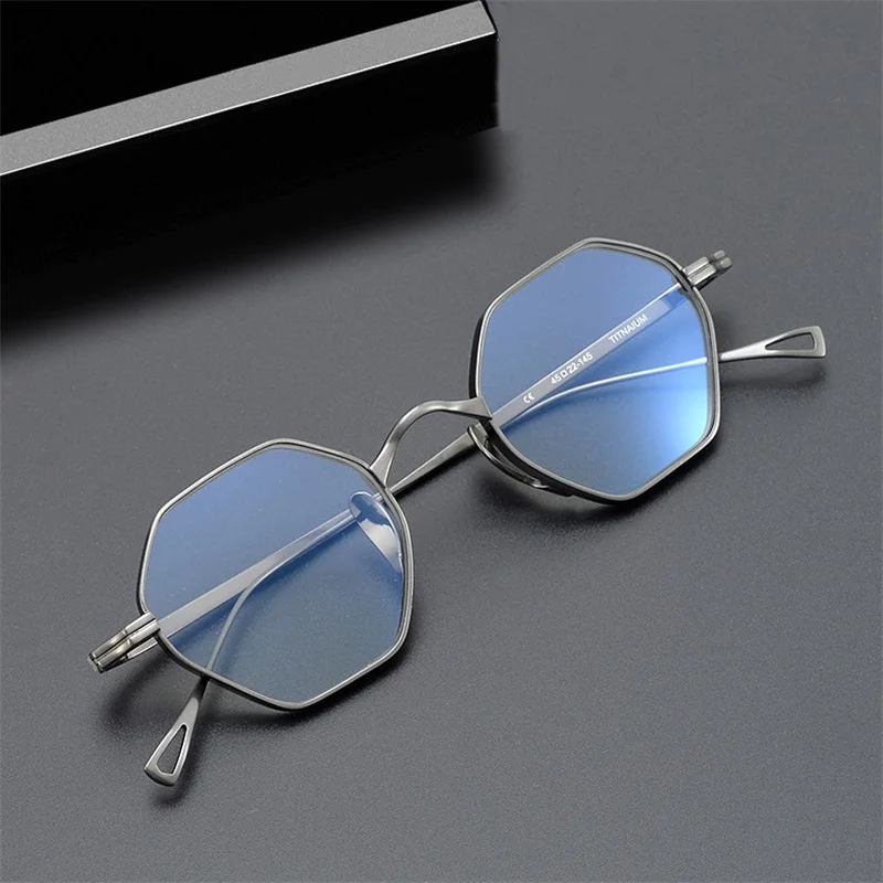 Japanese Handmade Small Hexagon Titanium Glasses Frame Men Prescription Eyeglasses Women Myopia Reading Blue Light Gafas KMN152
Japanese Handmade Small Hexagon Titanium Glasses Frame Men Prescription Eyeglasses Women Myopia Reading Blue Light Gafas KMN152