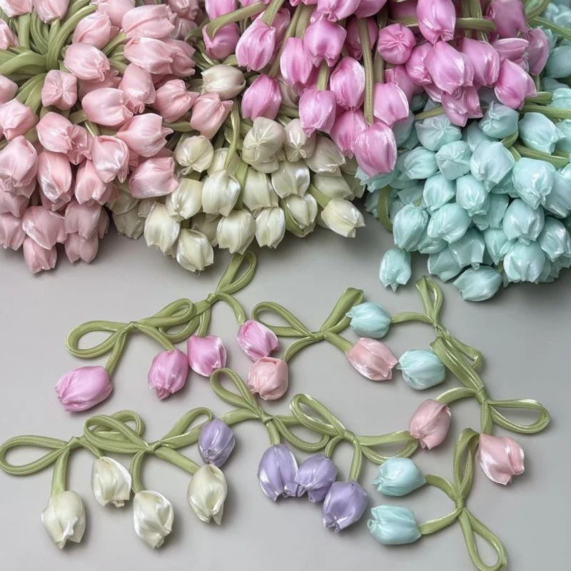 Декоративные вышитые нашивки-цветы в виде тюльпанов для сумок, одежды и платьев, 3D-цветы, вышивка, вязаные крючком аппликации
Декоративные вышитые нашивки-цветы в виде тюльпанов для сумок, одежды и платьев, 3D-цветы, вышивка, вязаные крючком аппликации