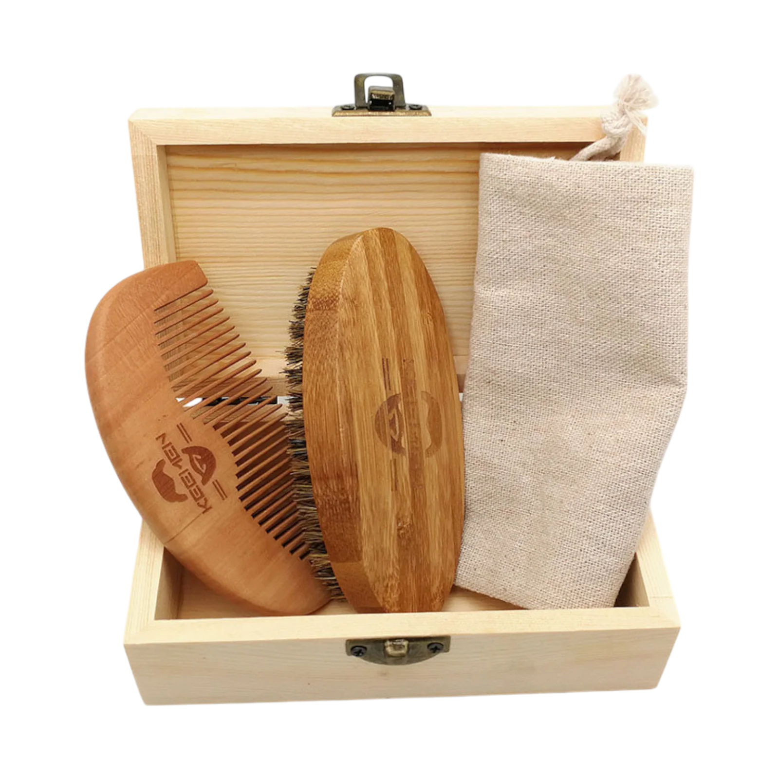 50 PCS/Pack Custom LOGO Wood Beard Comb & Bamboo Brush with Boar Bristle Beard Care Kits in Wooden Box and Storage Bag for Men
50 PCS/Pack Custom LOGO Wood Beard Comb & Bamboo Brush with Boar Bristle Beard Care Kits in Wooden Box and Storage Bag for Men