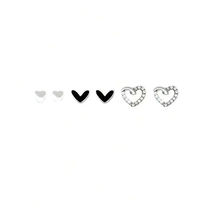 6-Piece Heart Shape Earrings Set Zinc Alloy Fashion Women Daily Wear
6-Piece Heart Shape Earrings Set Zinc Alloy Fashion Women Daily Wear