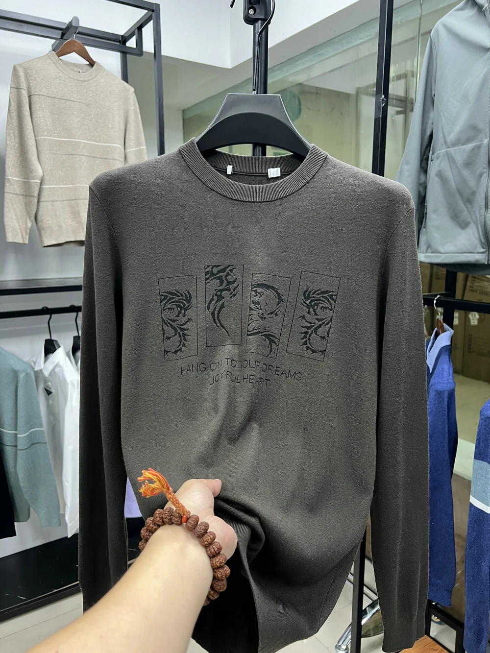 Men's round Ne Knitted Sweater Thin Flower Pattern Simple Sle Base irt Spring Autumn Casual Wear Comfortable Breathable
Men's round Ne Knitted Sweater Thin Flower Pattern Simple Sle Base irt Spring Autumn Casual Wear Comfortable Breathable