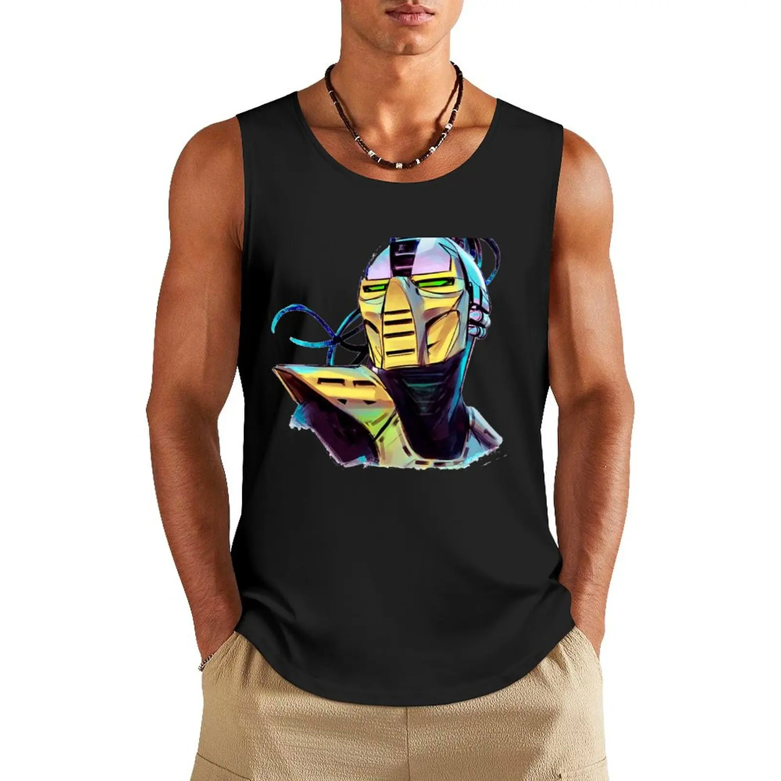 Mortal Kombat Cyrax Minimal Art Tank Top Fitness men clothing T-shirt men new in tops & t-shirt
Mortal Kombat Cyrax Minimal Art Tank Top Fitness men clothing T-shirt men new in tops & t-shirt
