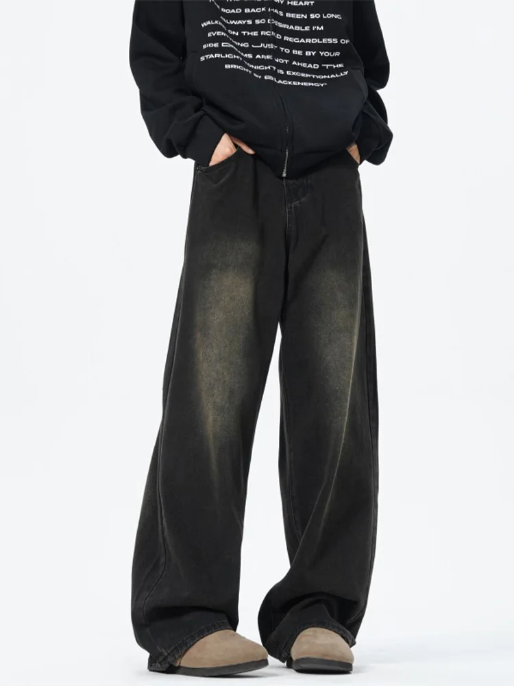 Мужские джинсы Bla Casual Straight Leg: винтажные американские джинсы свободного кроя с широкими штанинами в стиле High Street, модные осенне-зимние джинсы
Мужские джинсы Bla Casual Straight Leg: винтажные американские джинсы свободного кроя с широкими штанинами в стиле High Street, модные осенне-зимние джинсы
