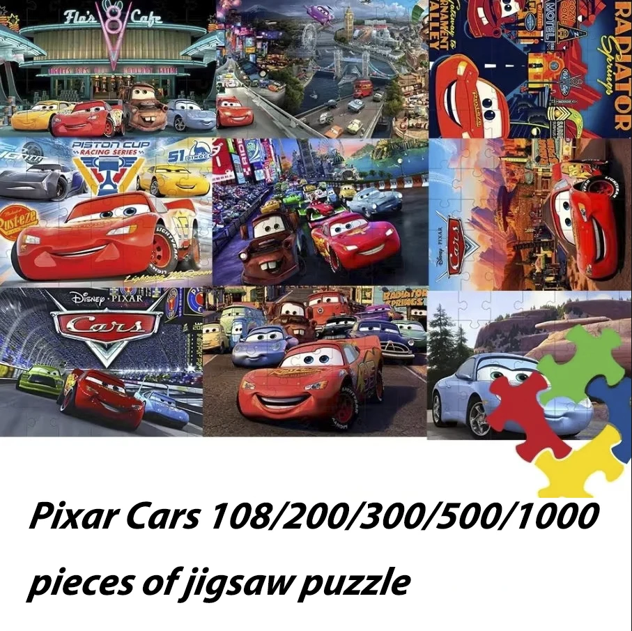 Pixar Cars 108/200/300/500/1000 шт. головоломки деревянные цельные головоломки для взрослых детей развивающие игрушки подарки
Pixar Cars 108/200/300/500/1000 шт. головоломки деревянные цельные головоломки для взрослых детей развивающие игрушки подарки