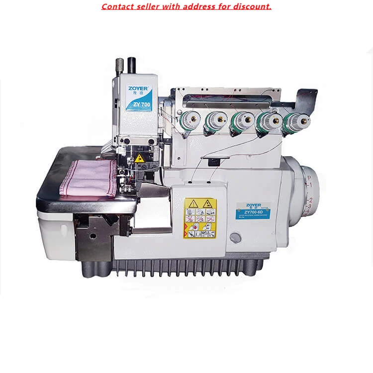 ZY700-6D Zoyer 6-thread Direct Drive Super High Speed Overlock Sewing Machine 
ZY700-6D Zoyer 6-thread Direct Drive Super High Speed Overlock Sewing Machine