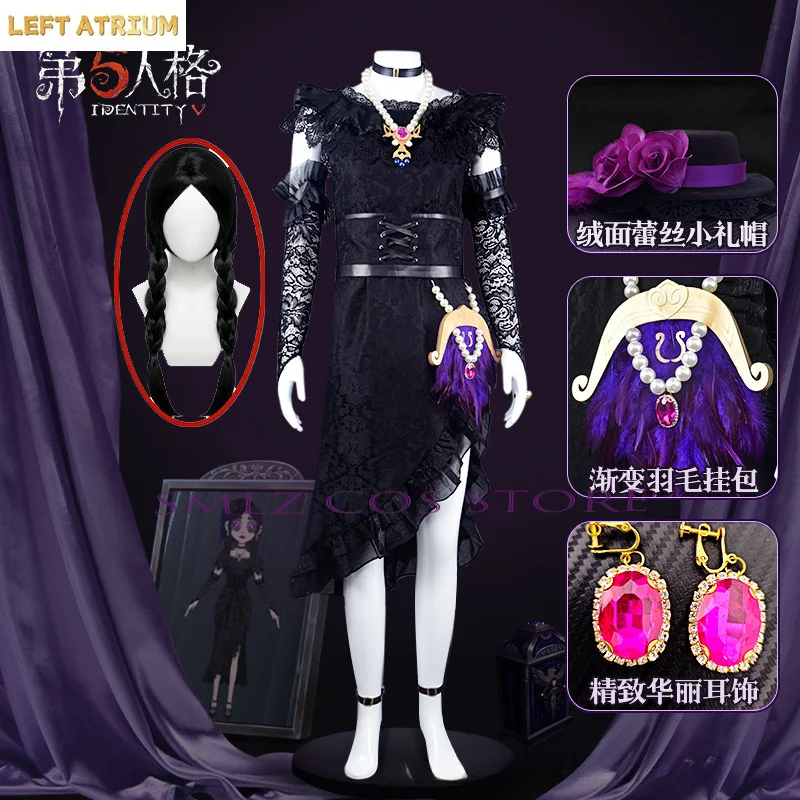 Identity V Anne Lester Toy Merchant Cosplay Black Dress Wig Suit Halloween Party Uniform Role Play Clothes Clothing Woman
Identity V Anne Lester Toy Merchant Cosplay Black Dress Wig Suit Halloween Party Uniform Role Play Clothes Clothing Woman