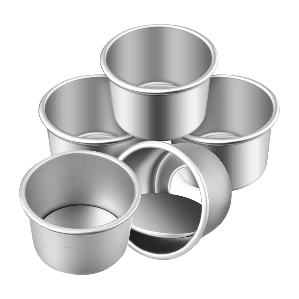 5 Pcs Cake Mold Mini Tins Non Stick Non-stick Metal Pan Silver Round for Baking Wedding Pans
5 Pcs Cake Mold Mini Tins Non Stick Non-stick Metal Pan Silver Round for Baking Wedding Pans