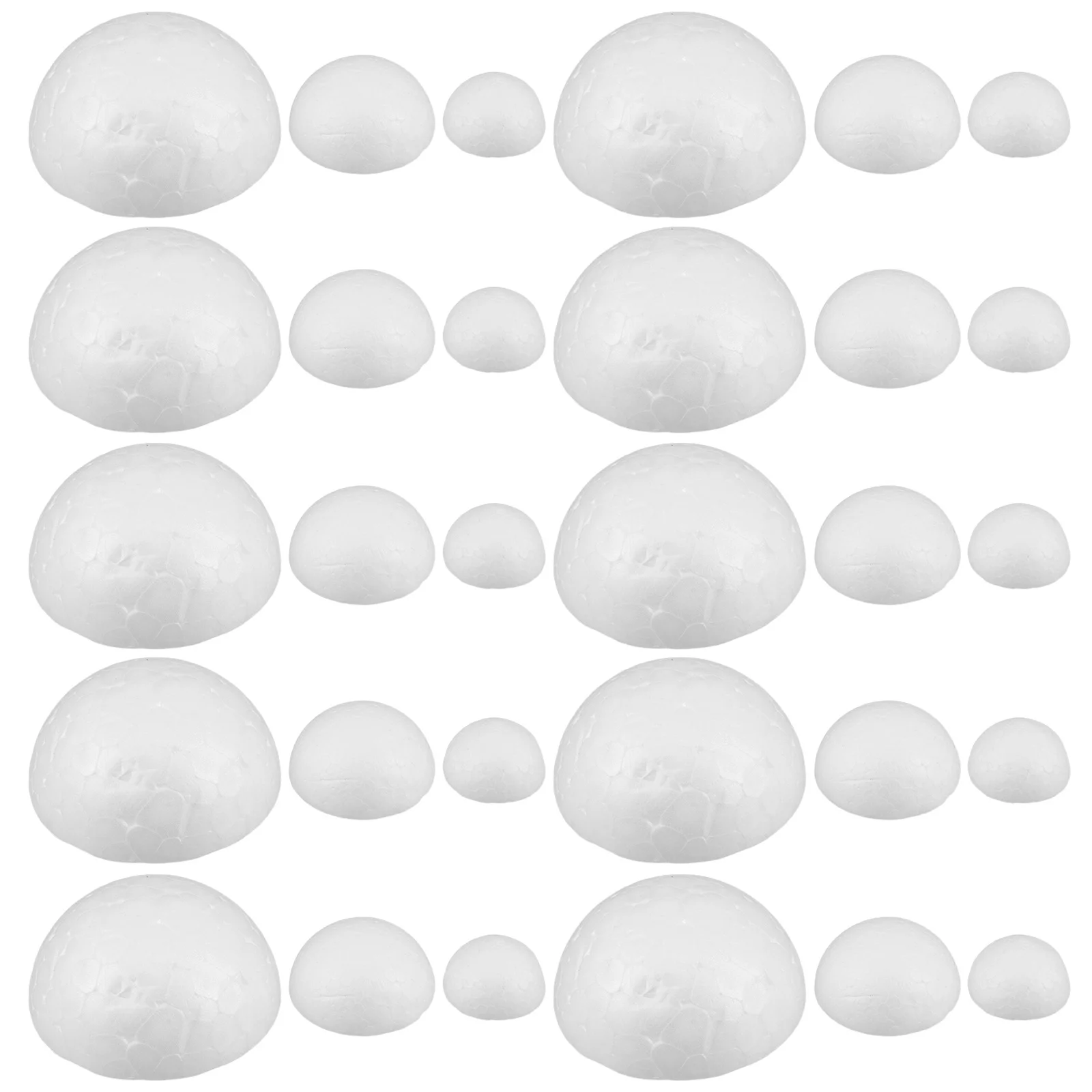 300Pcs White Foam Spheres Easy to Paint Polystyrene Half Balls for Creative Art Projects and Festive Decor Blank Unpainted Balls
300Pcs White Foam Spheres Easy to Paint Polystyrene Half Balls for Creative Art Projects and Festive Decor Blank Unpainted Balls