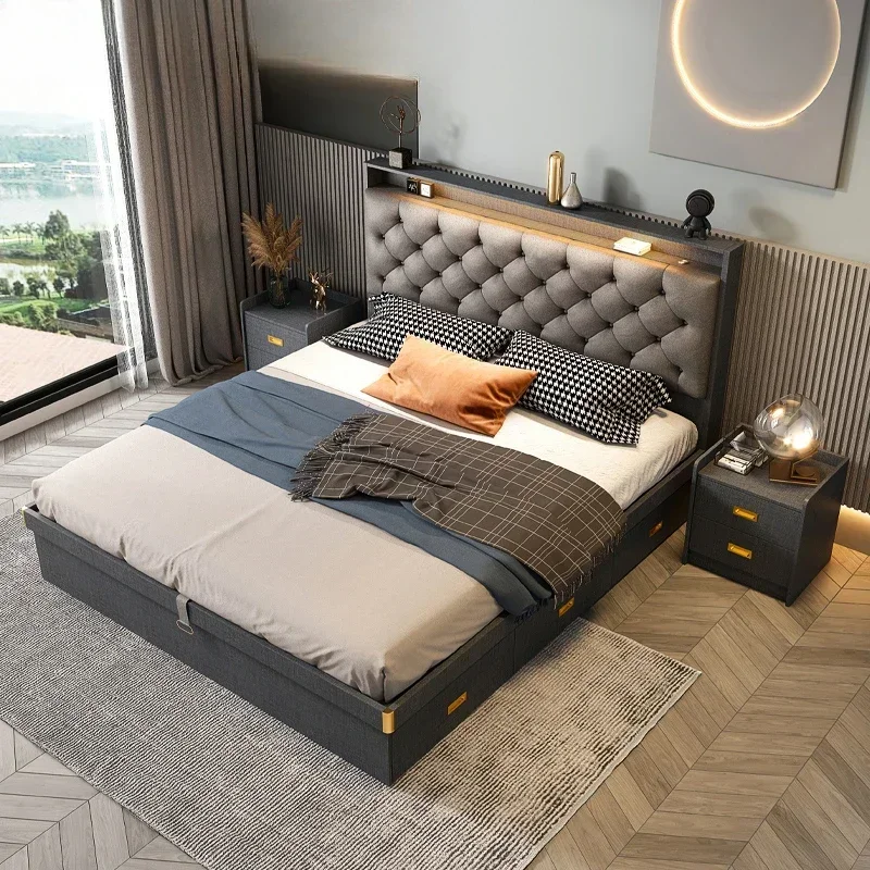 -Для современного хранения, двуспальная кровать, лофт, дизайн для взрослых, компактный каркас кровати, королева, китайский минималистичный мебель для салона Beliche
-Для современного хранения, двуспальная кровать, лофт, дизайн для взрослых, компактный каркас кровати, королева, китайский минималистичный мебель для салона Beliche