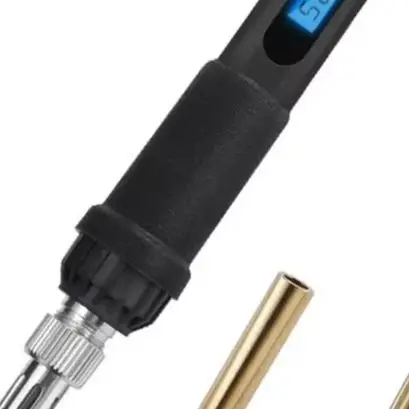 60W Digital Display 501 Soldering Iron 180-500℃ Adjustable Temp ℃/℉ Switch US/EU P-lug Optional Tips Adapters Y-Stand Welding
60W Digital Display 501 Soldering Iron 180-500℃ Adjustable Temp ℃/℉ Switch US/EU P-lug Optional Tips Adapters Y-Stand Welding