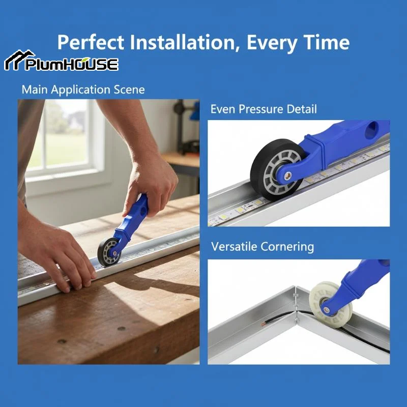 1Pcs ABS Rubber U-Groove Fix Hard Bar Lamp Quick Mount Tools 4-8mm Light Strip Installation Roller LED Strip Light Install Tool
1Pcs ABS Rubber U-Groove Fix Hard Bar Lamp Quick Mount Tools 4-8mm Light Strip Installation Roller LED Strip Light Install Tool