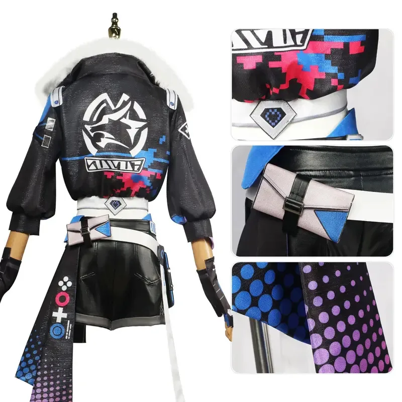 Sky05 Silver Wolf Full Set Cosplay Costume Game Honkai Start Rail Silver Wolf Cosplay Costumes Wig Outfit Uniform With Acce99Ji*
Sky05 Silver Wolf Full Set Cosplay Costume Game Honkai Start Rail Silver Wolf Cosplay Costumes Wig Outfit Uniform With Acce99Ji*