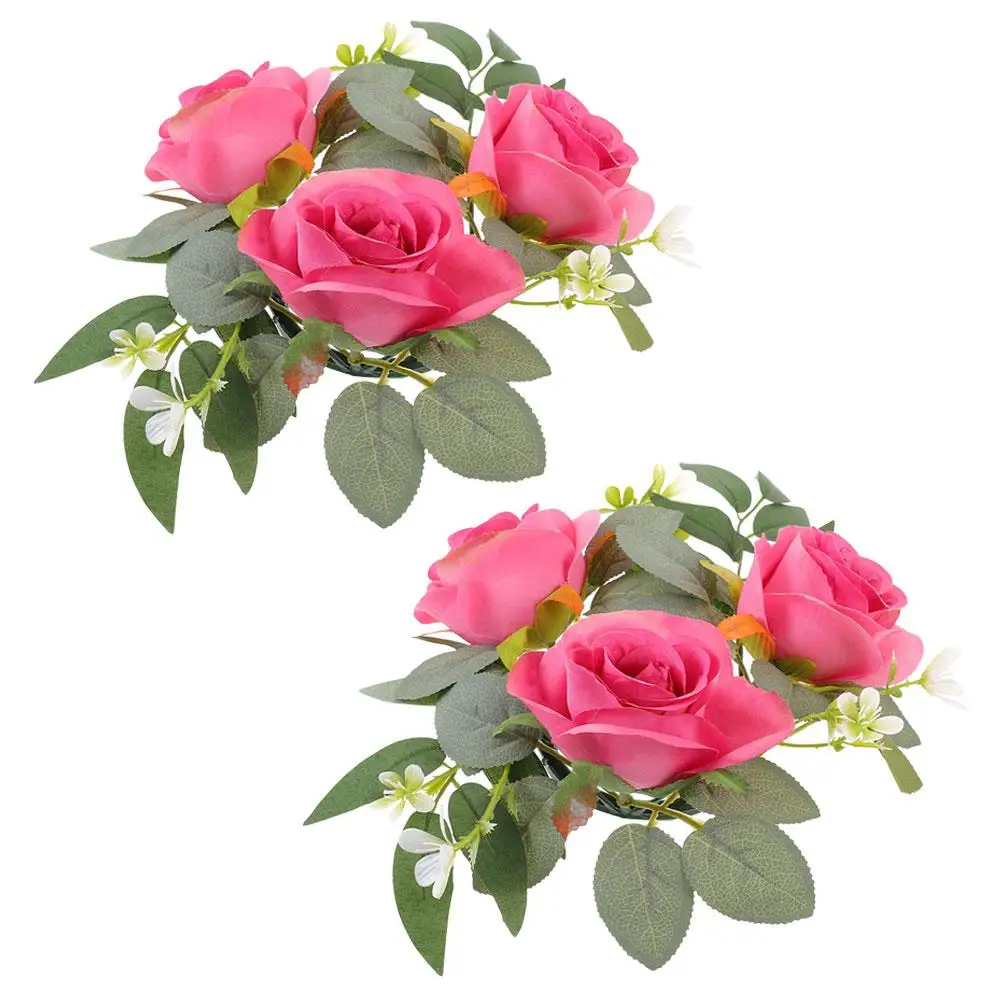 2 Pcs Artificial Rose Wreath Rings Lightweight for Wall Door Table Decor Floral Arrangement Venue Layout Realistic Chic
2 Pcs Artificial Rose Wreath Rings Lightweight for Wall Door Table Decor Floral Arrangement Venue Layout Realistic Chic