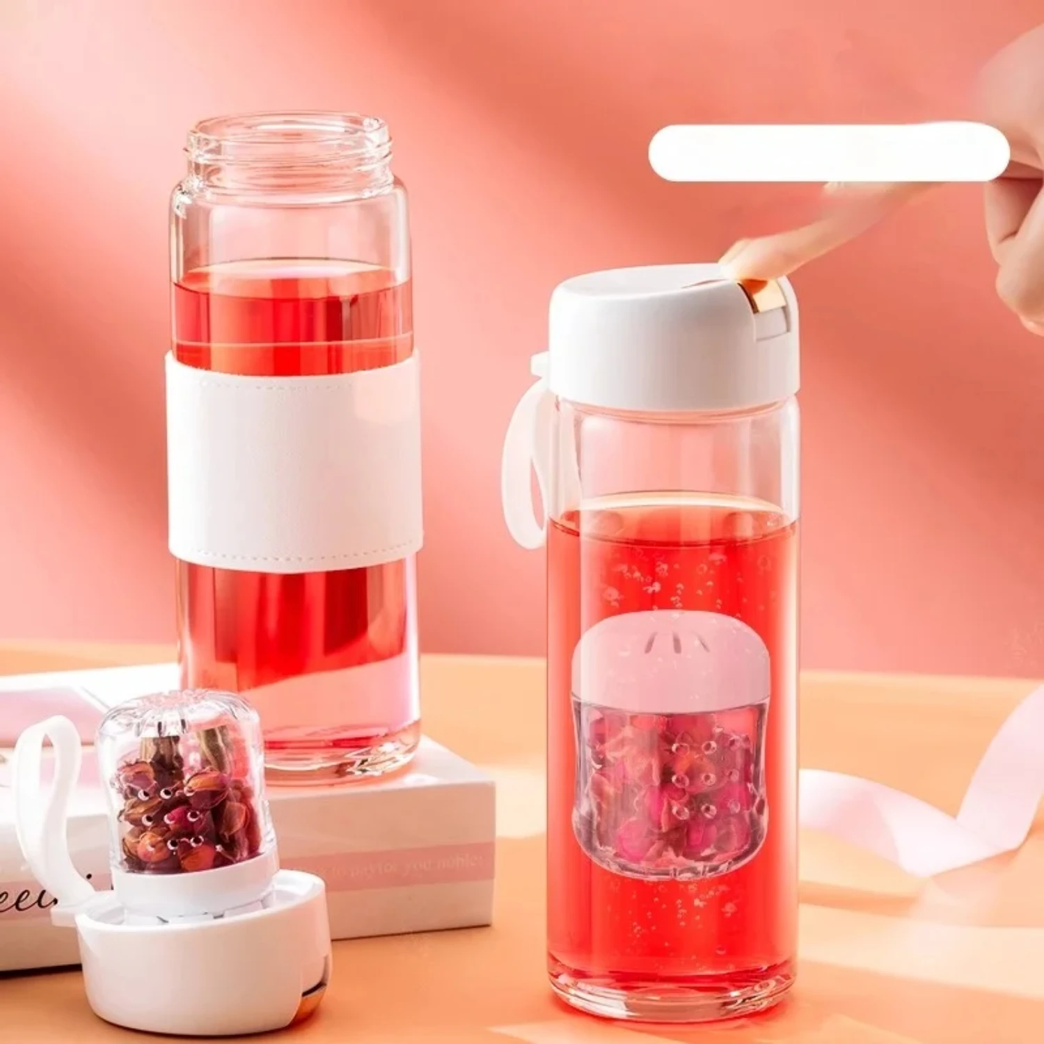 450ml Portable Transparent Glass Cup Household Drinkware Coffee Mug With Lid Beverage Coffee Cups Coffeeware Teaware
450ml Portable Transparent Glass Cup Household Drinkware Coffee Mug With Lid Beverage Coffee Cups Coffeeware Teaware
