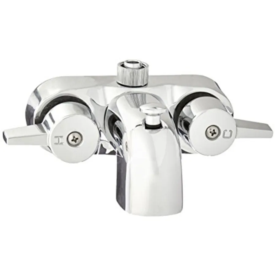Heavy Duty 3 3/8" Centers Chrome Plated Diverter Clawfoot Tub Faucet
Heavy Duty 3 3/8" Centers Chrome Plated Diverter Clawfoot Tub Faucet