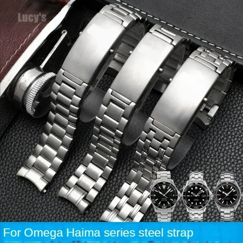 Solid Stainless Steel Watch Band for Omega Haima 300 Waterproof Sweat-Proof Wear Comfortable Watch Strap Men Accessories 20mm
Solid Stainless Steel Watch Band for Omega Haima 300 Waterproof Sweat-Proof Wear Comfortable Watch Strap Men Accessories 20mm