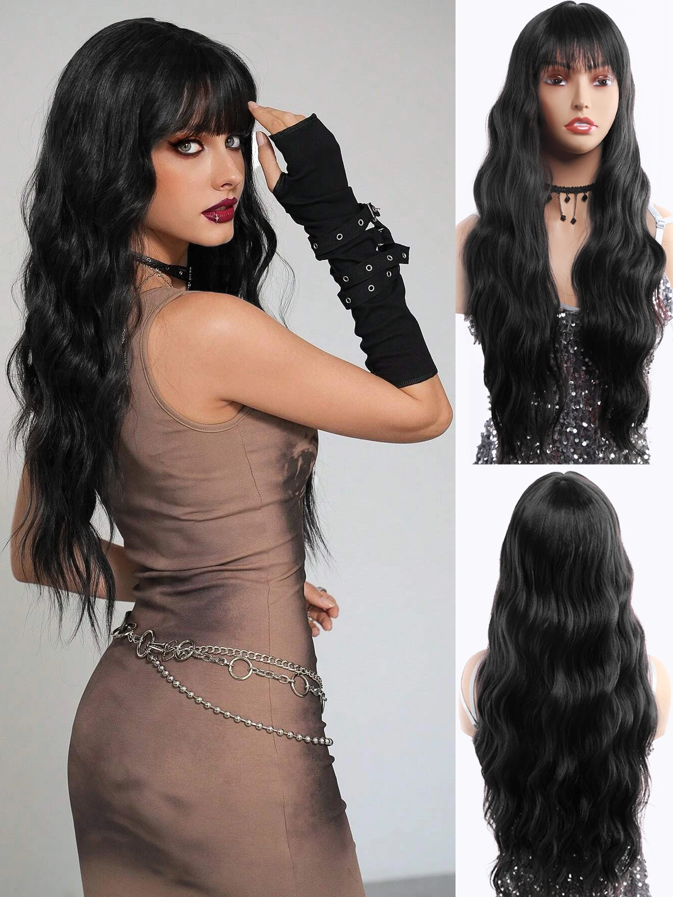 Long Wavy Wig Synthetic Curly Wigs for Women Natural crochet Hair extensions Cosplay Daily Wig Heat Resistant Party
Long Wavy Wig Synthetic Curly Wigs for Women Natural crochet Hair extensions Cosplay Daily Wig Heat Resistant Party