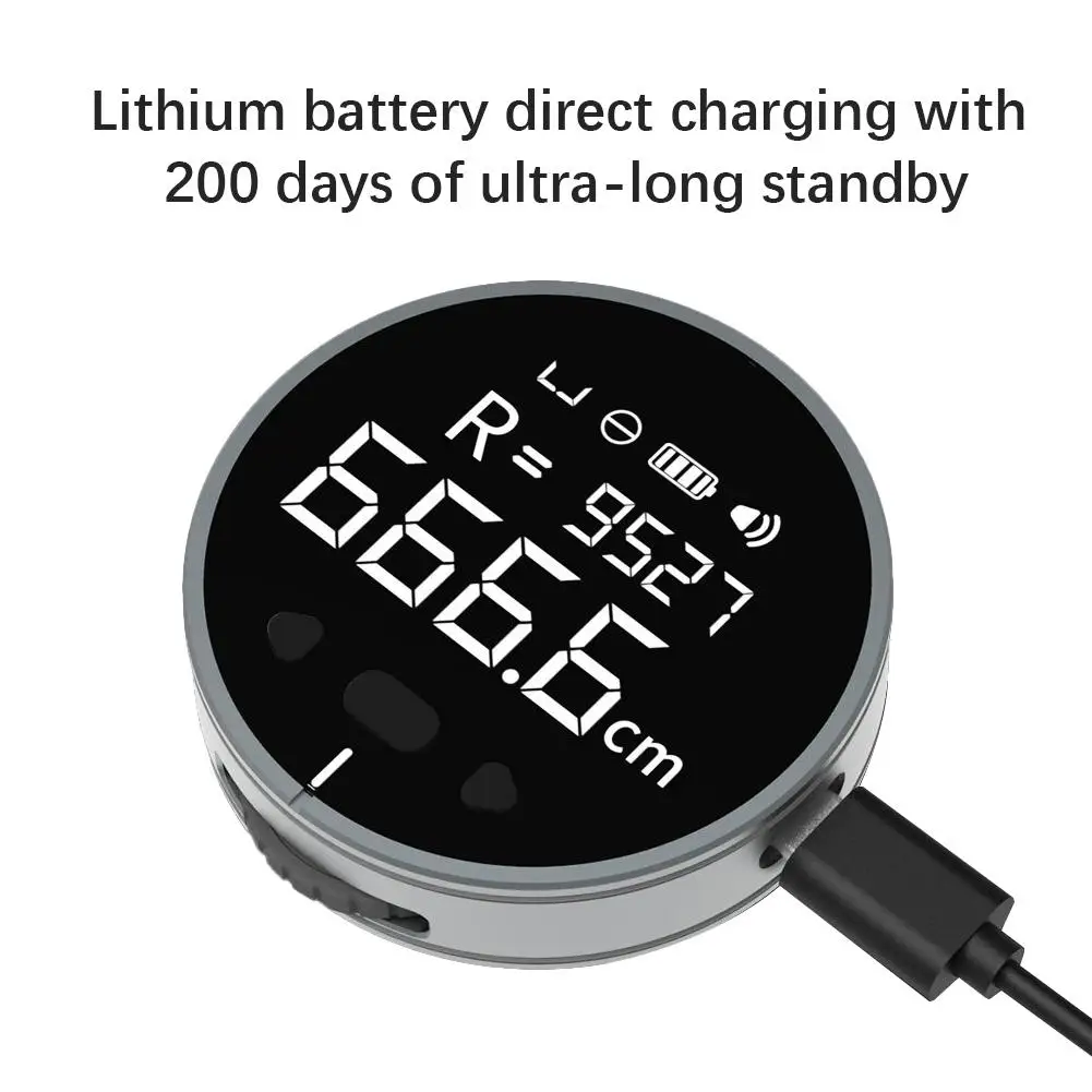 Электрический дальномер DUKA ATuMan Little Q с HD LCD-экраном, измерительный инструмент, перезаряжаемый, 99 м, рулетка-дальномер
Электрический дальномер DUKA ATuMan Little Q с HD LCD-экраном, измерительный инструмент, перезаряжаемый, 99 м, рулетка-дальномер