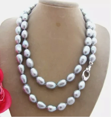 AAAAA 9-12mm Natural REAL TAHITIAN Malachite Gray Pearl Necklace 30 inch Fine Jewelry Gifts
AAAAA 9-12mm Natural REAL TAHITIAN Malachite Gray Pearl Necklace 30 inch Fine Jewelry Gifts