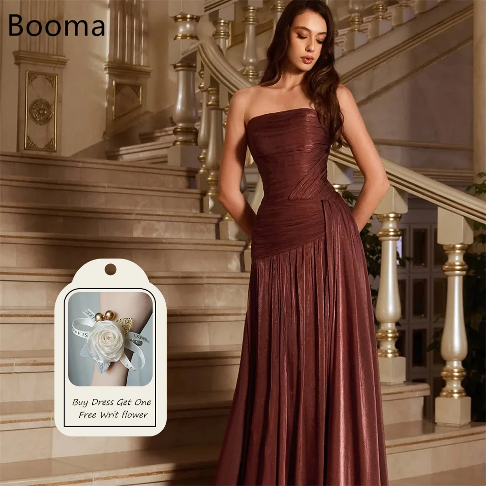 Booma Mermaid Strapless Pleat Shiny Brown Evening Dresses Formal Party Gowns for Women Sleeveles Elegant Prom Gown Customize
Booma Mermaid Strapless Pleat Shiny Brown Evening Dresses Formal Party Gowns for Women Sleeveles Elegant Prom Gown Customize