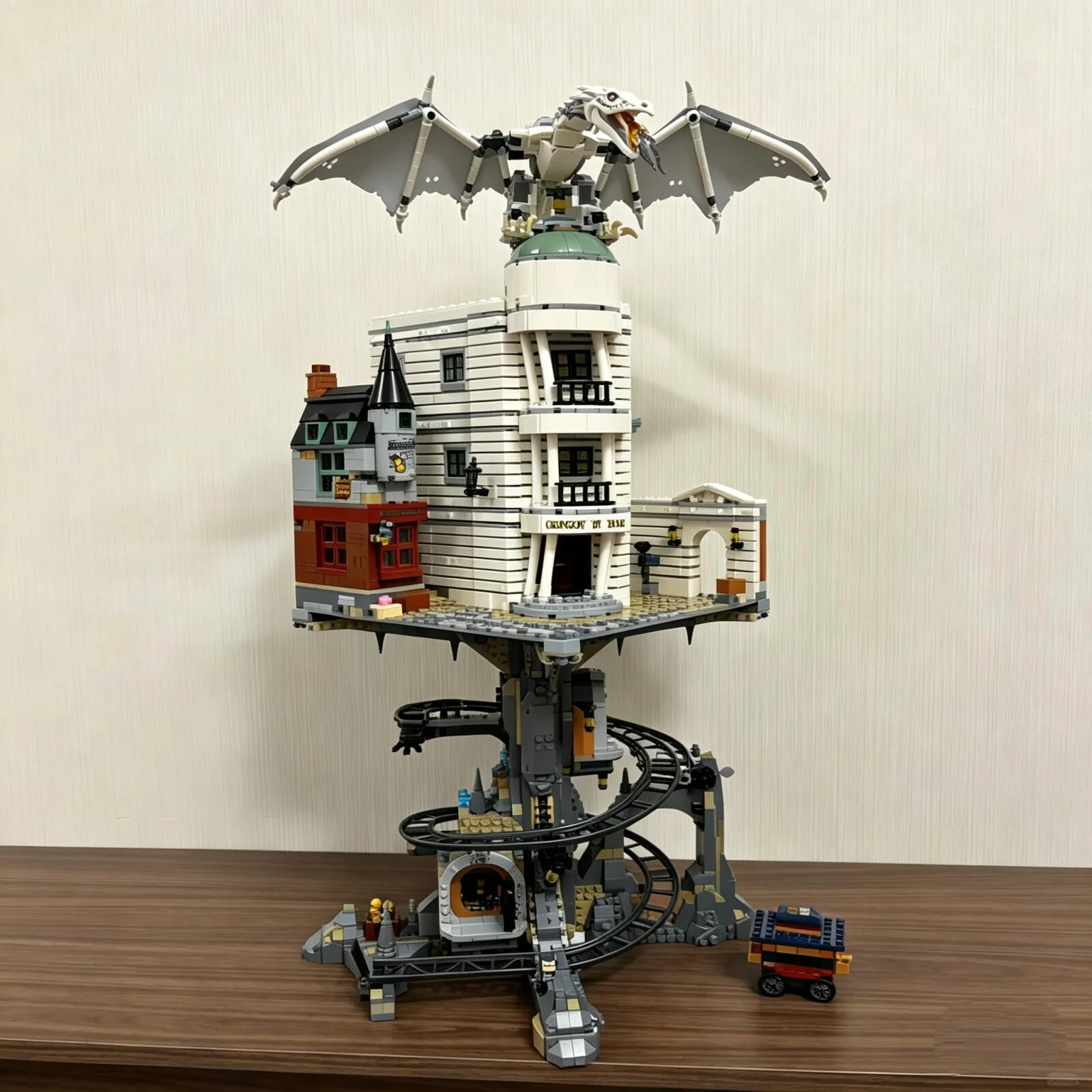 New 4803pcs Harry Wizarding World Bank Collectors Edition Ironbelly Dragon 76417 Building Blocks Model Toys For Birthday Gifts
New 4803pcs Harry Wizarding World Bank Collectors Edition Ironbelly Dragon 76417 Building Blocks Model Toys For Birthday Gifts