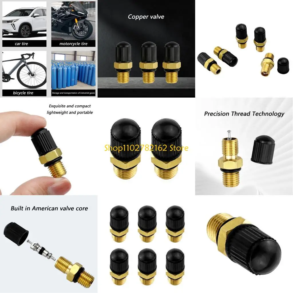 547B Strong Brass Valves Stem with American No Tool Required Brass Fitting Caps Upgrades for Auto Bike Tire Maintenance
547B Strong Brass Valves Stem with American No Tool Required Brass Fitting Caps Upgrades for Auto Bike Tire Maintenance