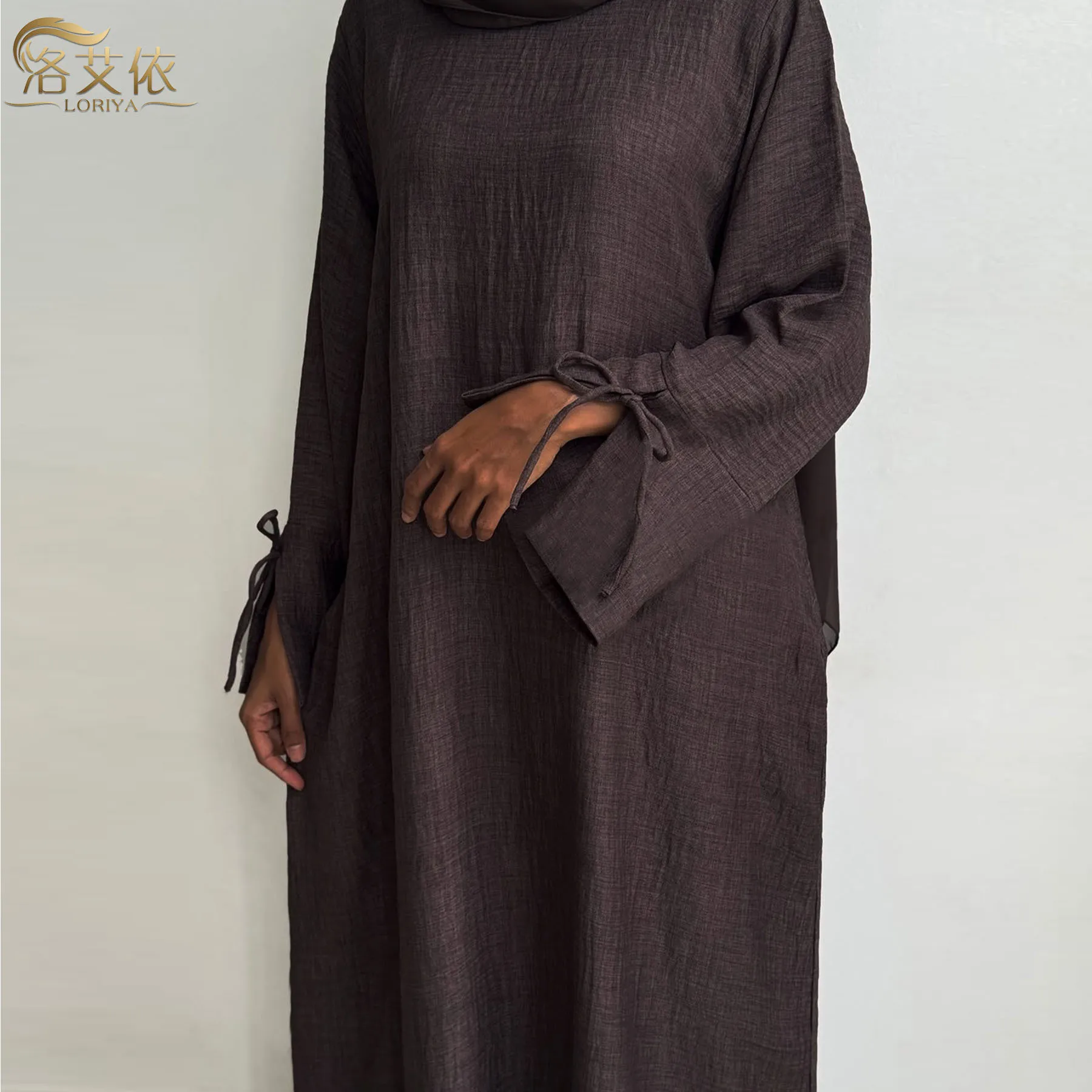 Muslim Long Loose Maxi Dress Dubai Turkey Solid Color Casual Robe Women Abaya Middle East Dubai Turkey
Muslim Long Loose Maxi Dress Dubai Turkey Solid Color Casual Robe Women Abaya Middle East Dubai Turkey
