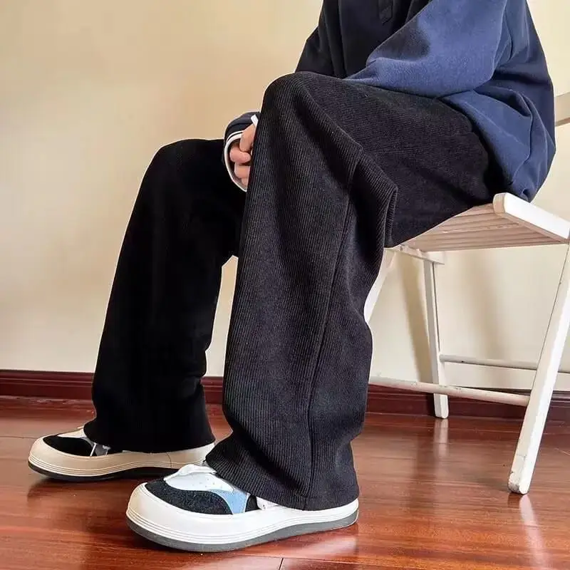 Мужские вельветовые брюки American Sle: свободные, прямые, летние, тонкие, модные, широкие, повседневные, длинные штаны
Мужские вельветовые брюки American Sle: свободные, прямые, летние, тонкие, модные, широкие, повседневные, длинные штаны