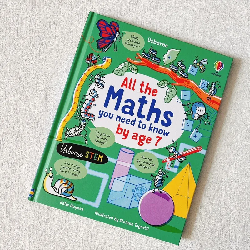 All the Maths You Need to Know by Age 7 Children's English Book Hardcover Mathematics
All the Maths You Need to Know by Age 7 Children's English Book Hardcover Mathematics