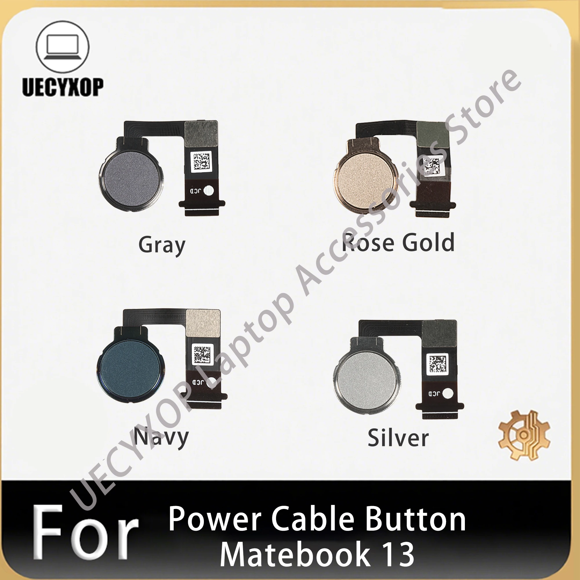 Laptop Power Button Board with Fingerprint Reader, Replacement Repair Part for 13 inch Notebook Computers
Laptop Power Button Board with Fingerprint Reader, Replacement Repair Part for 13 inch Notebook Computers