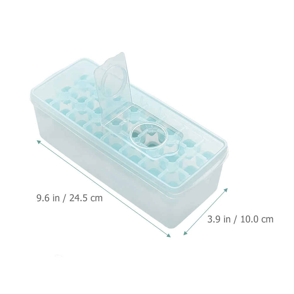 Ice Cube Mold Tray Food-grade Silicone ABS Reusable Ice Maker Container Freezer Box Lid Protective Dust-proof Storage
Ice Cube Mold Tray Food-grade Silicone ABS Reusable Ice Maker Container Freezer Box Lid Protective Dust-proof Storage