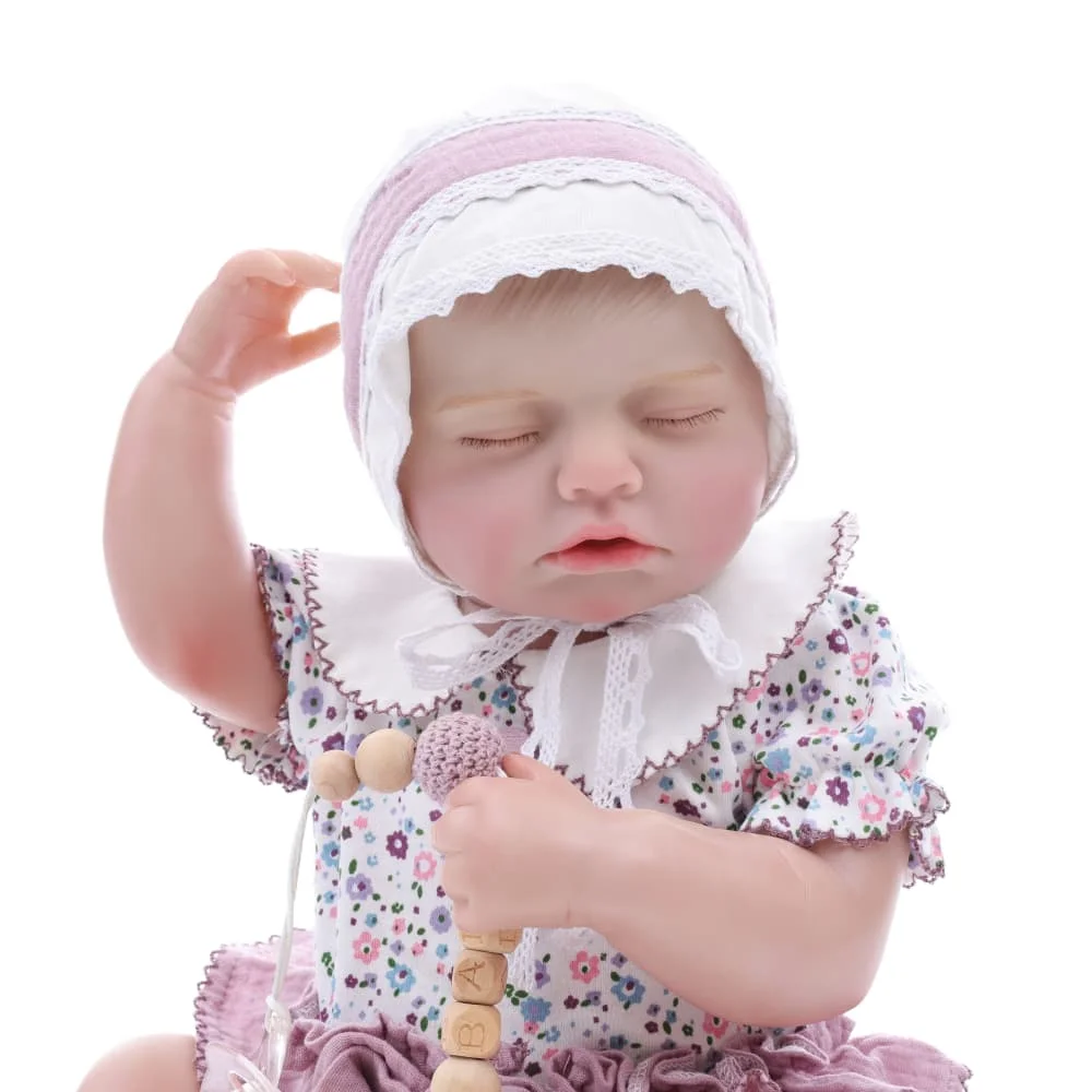 Cloveray 47cm Milla 22-inch Full-Body Soft Vinyl Realistic Reborn Baby Girl Handmade 3D Skin Lifelike Soft Touch Birthday Gift
Cloveray 47cm Milla 22-inch Full-Body Soft Vinyl Realistic Reborn Baby Girl Handmade 3D Skin Lifelike Soft Touch Birthday Gift